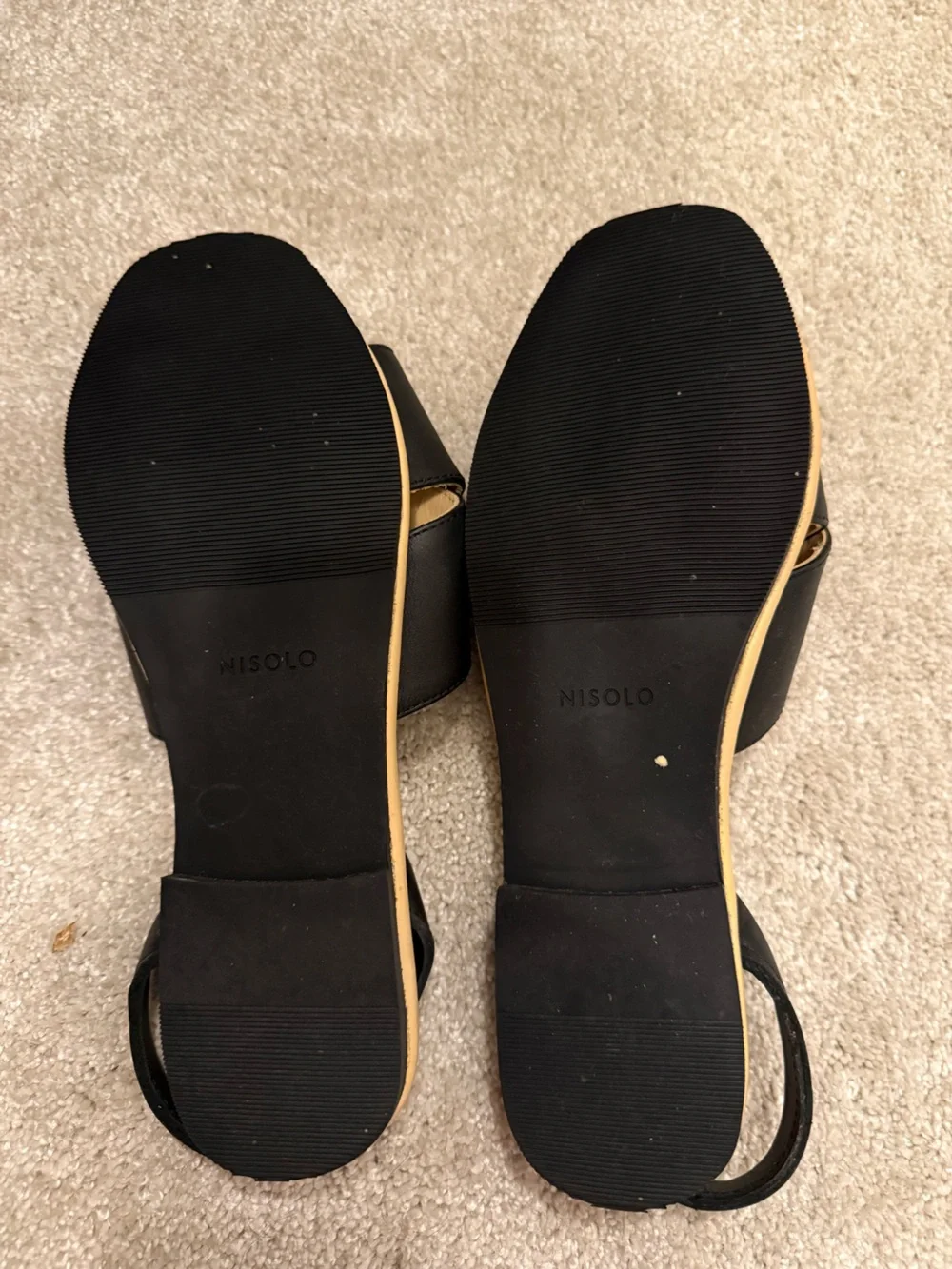 Nisolo Black Women's Slide Sandals